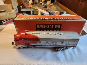lot 127 image: Lionel Santa Fe Diesel Locomotive No. 2353T with Original Box