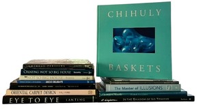 lot 300B image: Collection of 13 Art and Design Books Including Chihuly Baskets & Chihuly Persians