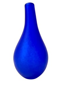lot 79A image: Kosta Boda Art Glass Vase in Cobalt Blue