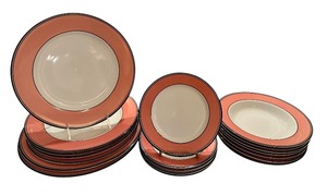 lot 50 image: Swid Powell Charles Masson Dinnerware Set