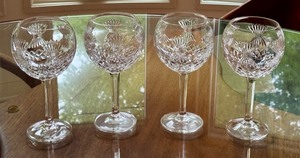 lot 33 image: Set of 4 Waterford Millennium Prosperity Toasting Goblets