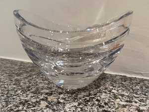 lot 75D image: Rosenthal Modernist Crystal Bowl