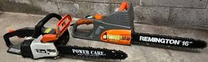 lot 86N image: G - Echo CS-305 Gas Chainsaw and Remington EL-8 16in Electric Chainsaw Set