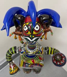 lot 92N image: Gavin Heath Colorful Glass Art Sculpture