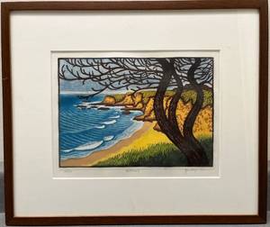 lot 94N image: Framed Wood Art Northward by Jim Mayer, Signed and Numbered 1020 (1997)