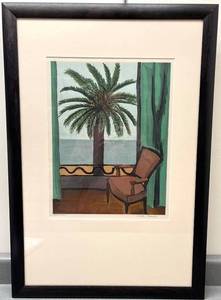 lot 102N image: LL - Framed Mourlot Lithographe by Isabelle Rouault