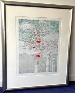 lot 109N image: LL - Framed Limited Edition Lithograph Sheherazade by Rene Magritte