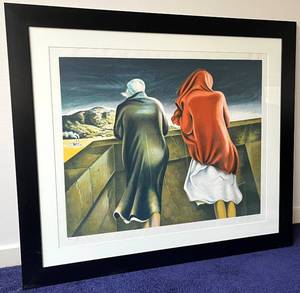 lot 110N image: LL - Down by The River Clarence Holbrook Carter Signed Print