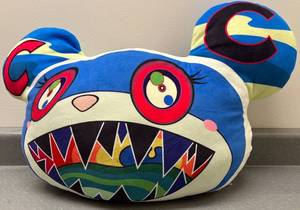 lot 120N image: LL - Takashi Murakami x Complexcon Ursa Decorative Pillow
