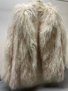 lot 123N image: LL - Lamb Shaggy Fur Coat with Satin Lining