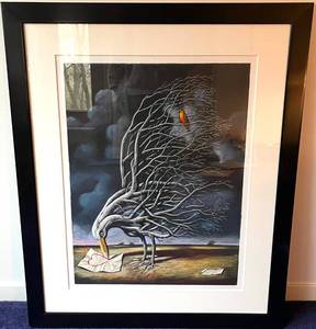 lot 140N image: LL - Rafal Olbinski Signed Limited Edition Print Letter From A Shy Lover