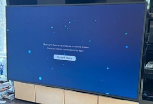 lot 21A image: LR - Samsung 55-Inch QN55LS03BAF TV with Remote