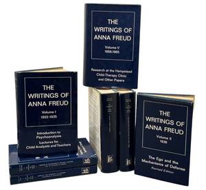 lot 42X image: LLO - Set of 7 Volumes The Writings of Anna Freud Hardcover Books