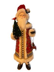 lot 48X image: ULBR - Mackenzie Childs Highland Santa Figurine