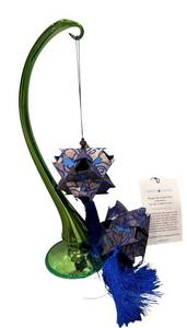 lot 130 image: LR - Set of 2 Limited Edition Origami Paper for Water Ornaments with Stand