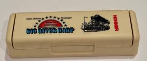 lot 132 image: K - Hohner Big River Harp 590 C Harmonica with Original Case
