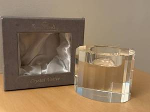 lot 210 image: MBR - Rosenthal Crystal Votive Candle Holder with Original Box