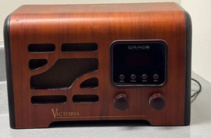 lot 249J image: LLO - Grace Digital Victoria Tabletop Internet Radio with Wood Finish