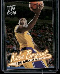 lot 11 image: Kobe Bryant RC   1996 Fleer Ultra #52 Los Angeles Lakers Basketball Card