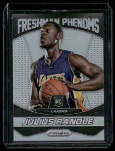 lot 13 image: Julius Randle RC   2014 Panini Prizm Freshman Phenoms #7 Los Angeles Lakers Basketball Card