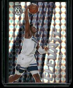 lot 18 image: Anthony Edwards RC   2021 Mosaic Elevate Insert #12 Minnesota Timberwolves Basketball Card