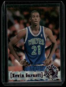 lot 57 image: Kevin Garnett RC   1995 Topps Stadium Club Draft #5 Minnesota Timberwolves Basketball Card
