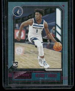 lot 60 image: Anthony Edwards RC   2020 Panini Chronicles #167 Minnesota Timberwolves Basketball Card