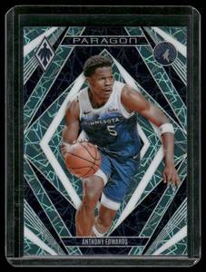 lot 61 image: Anthony Edwards    2024 Phoenix Paragon #9 Minnesota Timberwolves Basketball Card