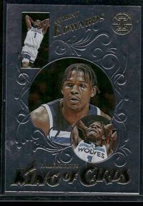 lot 65 image: Anthony Edwards    2022 Illusions King of Cards Insert #13 Minnesota Timberwolves Basketball Card