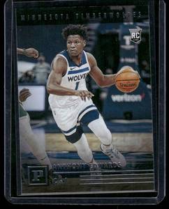 lot 68 image: Anthony Edwards RC   2021 Chronicles #101 Minnesota Timberwolves Basketball Card
