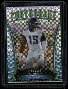 lot 97 image: Dallas Turner RC   2024 Topps Chrome Youthquake #Y-6 Minnesota Vikings Football Card