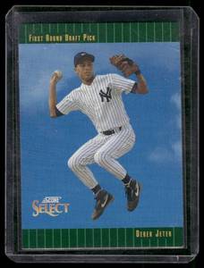 lot 109 image: Derek Jeter RC   1992 Classic Draft Picks #6 New York Yankees Baseball Card