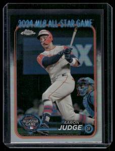 lot 111 image: Aaron Judge    2024 Topps Chrome Update 2024 All Star Game #ASGC-6 New York Yankees Baseball Card