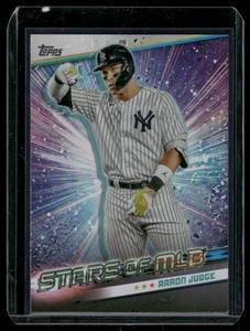 lot 121 image: Aaron Judge    2024 Topps Stars of MLB #SMLB-13 New York Yankees Baseball Card
