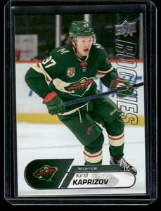 lot 133 image: Kirill Kaprizov RC   2020 Upper Deck #25 Minnesota Wild Hockey Card