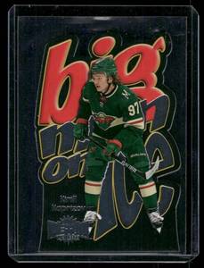 lot 135 image: Kirill Kaprizov    2021 SkyBox Metal Universe Big Man on Ice #BM-19 Minnesota Wild Hockey Card
