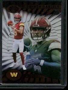 lot 80A image: Jayden Daniels RC   2024 Panini Illusions #93 Washington Commanders Football Card