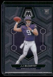 lot 92A image: J.J. McCarthy RC   2024 Panini Mosaic Rookie #310 Minnesota Vikings Football Card