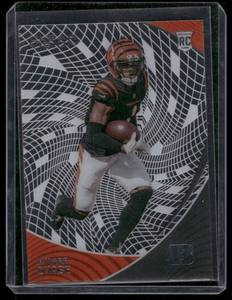 lot 95A image: JaMarr Chase    2021 Panini Chronicles Clear Vision Rookies #CVR-5 Cincinnati Bengals Football Card