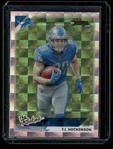 lot 96A image: T.J. Hockenson RC   2019 Donruss The Rookies #TR-21 Detroit Lions Football Card