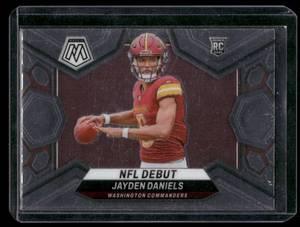 lot 97A image: Jayden Daniels RC   2024 Panini Mosaic #272 Washington Commanders Football Card