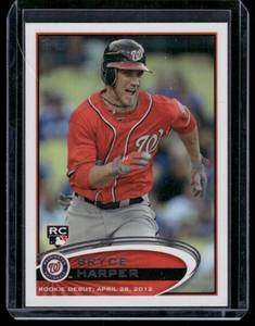 lot 109A image: Bryce Harper RC   2017 Topps #6 Washington Nationals Baseball Card