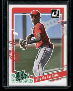 lot 119A image: Elly De La Cruz RC   2023 Donruss Rated Rookies #57 Cincinnati Reds Baseball Card