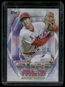 lot 121A image: Shohei Ohtani    2023 Topps Stars of MLB #SMLB-21 Los Angeles Angels Baseball Card
