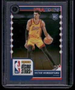 lot 10A image: Victor Wembanyama    2023 Premium Stick Rising Stars #282 San Antonio Spurs Basketball Card