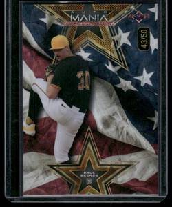 lot 38A image: Paul Skenes 50 RC Refractor 2023 #AMAS-PS Auto Mania All-Star Wild Card, Numbered 4350 Rookie Baseball Card