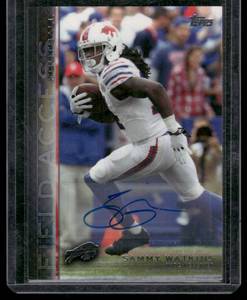 lot 41A image: Sammy Watkins Auto 2016 Topps Field Access #10 Football Card
