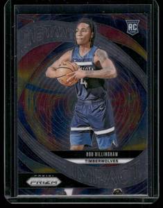 lot 47A image: Rob Dillingham RC 2025 Prizm Instant Impact #8 Rookie Minnesota Timberwolves Basketball Card