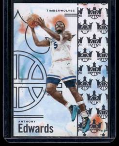 lot 56A image: Anthony Edwards 2025 Court Kings #38 Minnesota Timberwolves Basketball Card