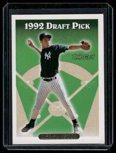 lot 3A image: Derek Jeter Gold RC 193 Topps Gold #98 Rookie Baseball Card